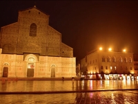 Bologna Basilica San Petronio by Night