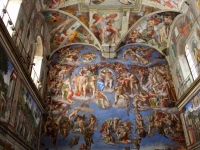 Roma - Giudizio Universale di Michelangelo Cappella Sistina<br>foto di Paulo Valdivieso su Flickr.com