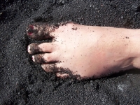 Sable noir de l'île de Vulcano - Image de Max Mulgrew de Pixabay