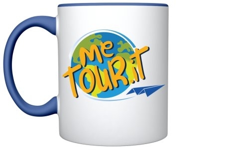 Tazza Manico Blu MeTour