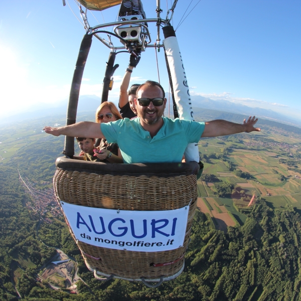 Volo in Mongolfiera sul Canavese (Caravino, Torino)