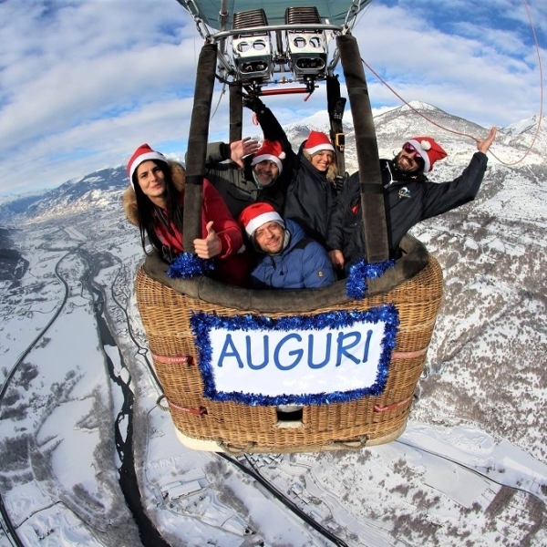 Volo in Mongolfiera sulla Valle D'Aosta